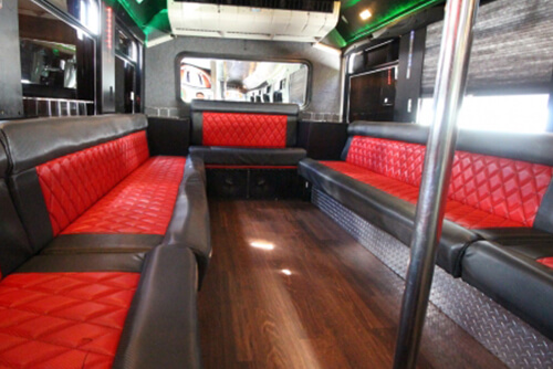 comfortable party bus